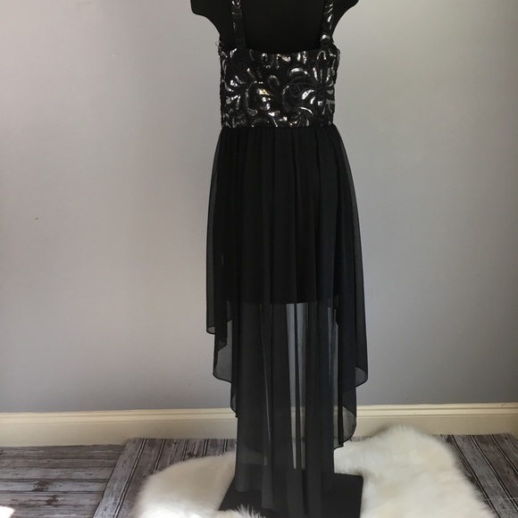 Emerald Sundae Juniors' High-Low homecoming dress size 13 - Picture 6 of 9